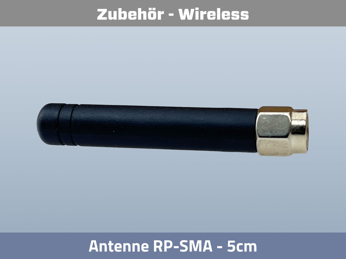 RP-SMA Stabantenne 5cm 2.0dBi