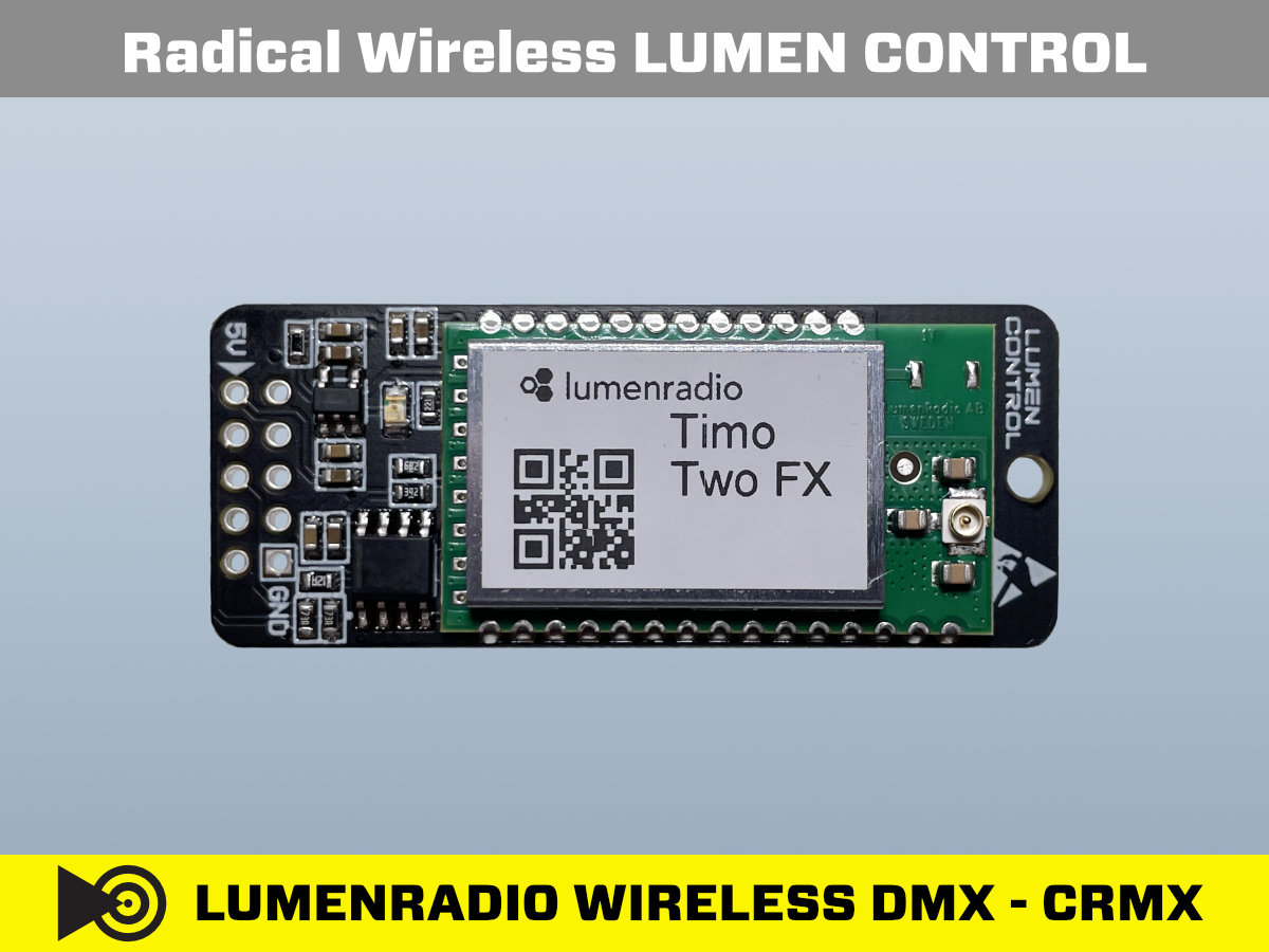 LUMEN CONTROL WIreless DMX CRMX Modul Platine Top Ansicht